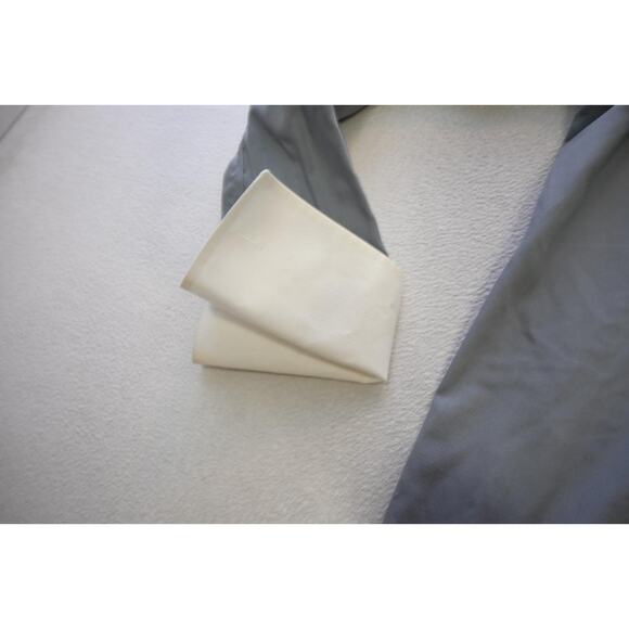 Donald Trump Dress Shirt Regular Fit Gray French Cuff Mens Size 18 36/37 2XL - Picture 8 of 13